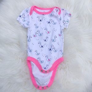 3/$25 🧁 Baby Infant Onesie Swan 0-3 Months